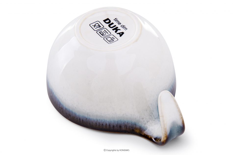 TIME DIM Šálka s podšálkou 6ks. námornícka modrá/biela - obrázok 10