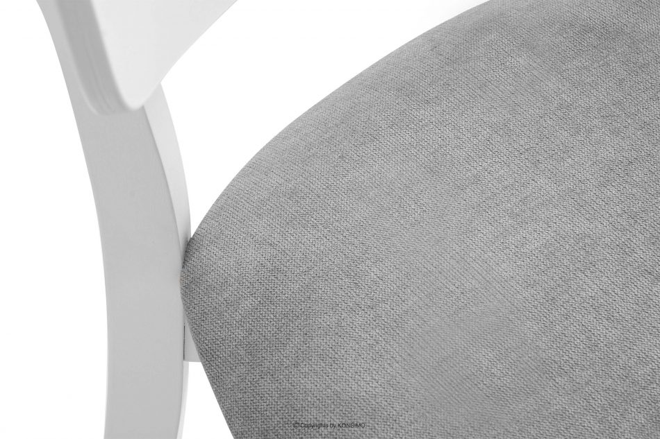 TANER Vintage stolička biela sivá szary/biały - obrázok 4