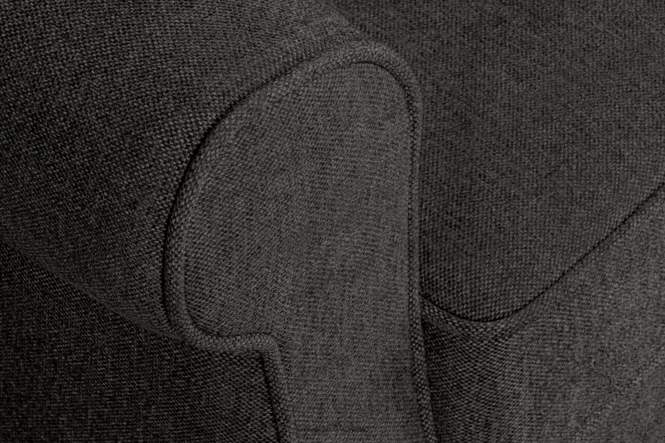 MILES Vintage kreslo na drevených nohách grafit/ buk grafitová/buková - obrázok 5