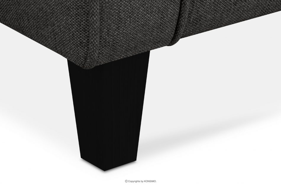 MILES Vintage kreslo na drevených nohách grafit/čierna grafit/čierna - obrázok 7