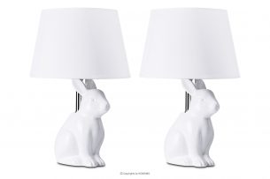 LEPUS, https://konsimo.sk/kolekcie/lepus/ Stolná lampa králik 2ks biela - obrázok