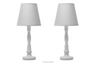 Nočná lampa sivá 2ks