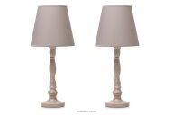 Béžová nočná lampa 2ks