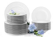Elegantná jedálenská súprava. 12 ks (36ks) platinová línia