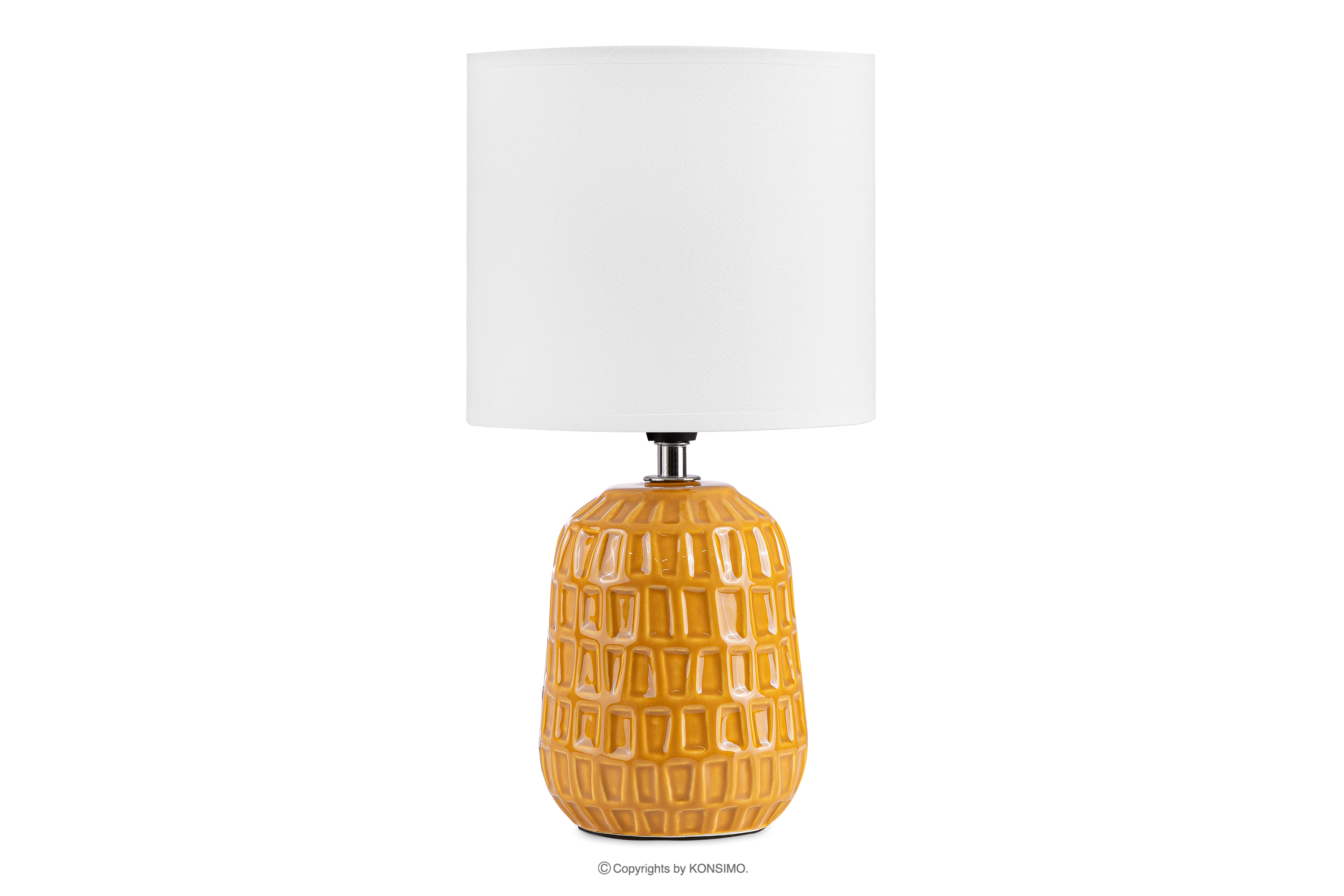 Stolná lampa boho medová