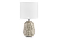 Boho stolová lampa krémová