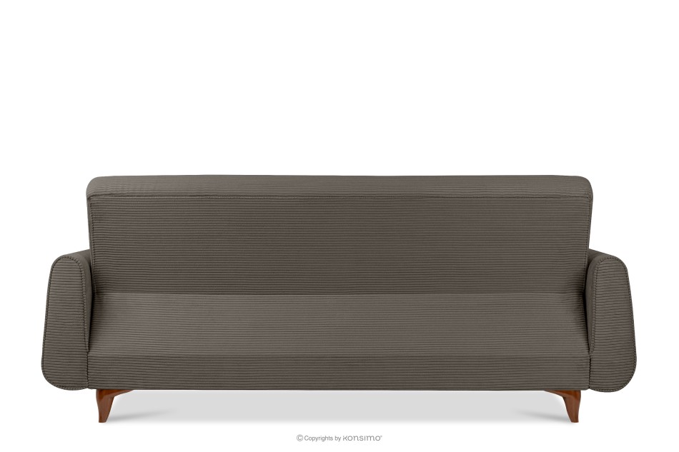 GUSTAVO II Trojmiestna rozkladacia pohovka z manšestrovej látky sivobéžová farby sivobéžová - obrázok 3