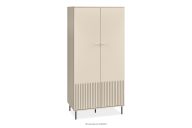 Elegantná šatníková skriňa v krémovej farbe