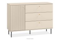 Elegantná komoda v krémovej farbe