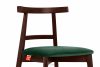 LILIO Vintage stolička tmavozelený zamat mahagón tmavozelená/mahagón - obrázok 6
