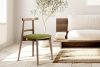 LILIO Stolička vintage olivový zamat dub lefkas 2ks olivový/dubový lefkas - obrázok 10