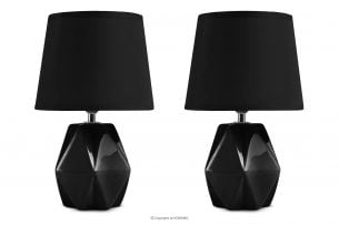 FABO, https://konsimo.sk/kolekcie/fabo/ Čierne glamour lampy 2ks Černá - obrázok