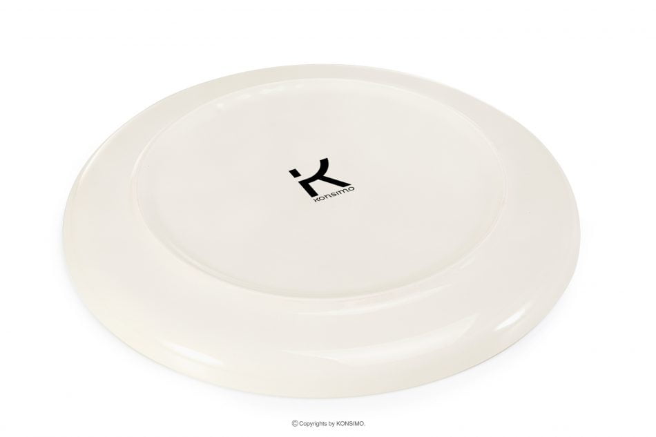 SORINA Krémový dezertný tanier 6 ks. krém - obrázok 4