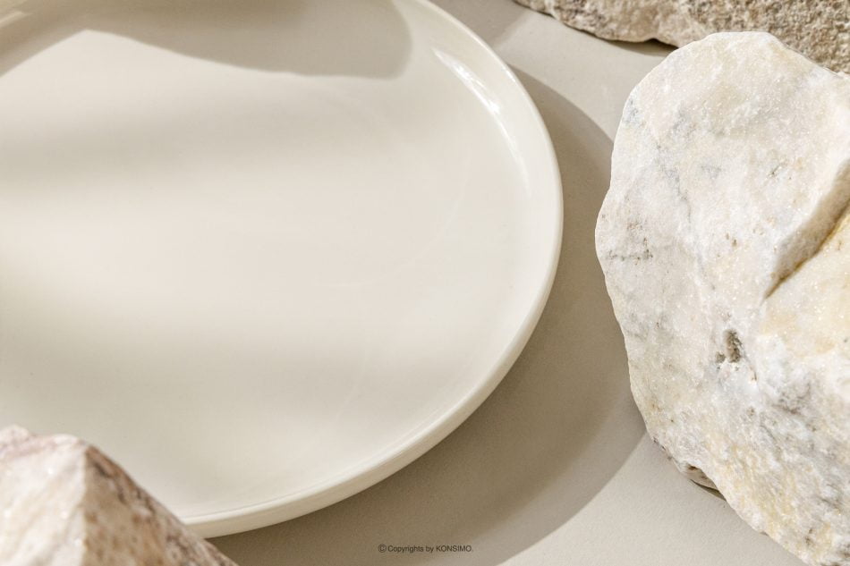 SORINA Krémový dezertný tanier 6 ks. krém - obrázok 9