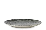 Porcelánový dezertný tanier tmavosivý