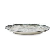 Porcelánový dezertný tanier boho zelený