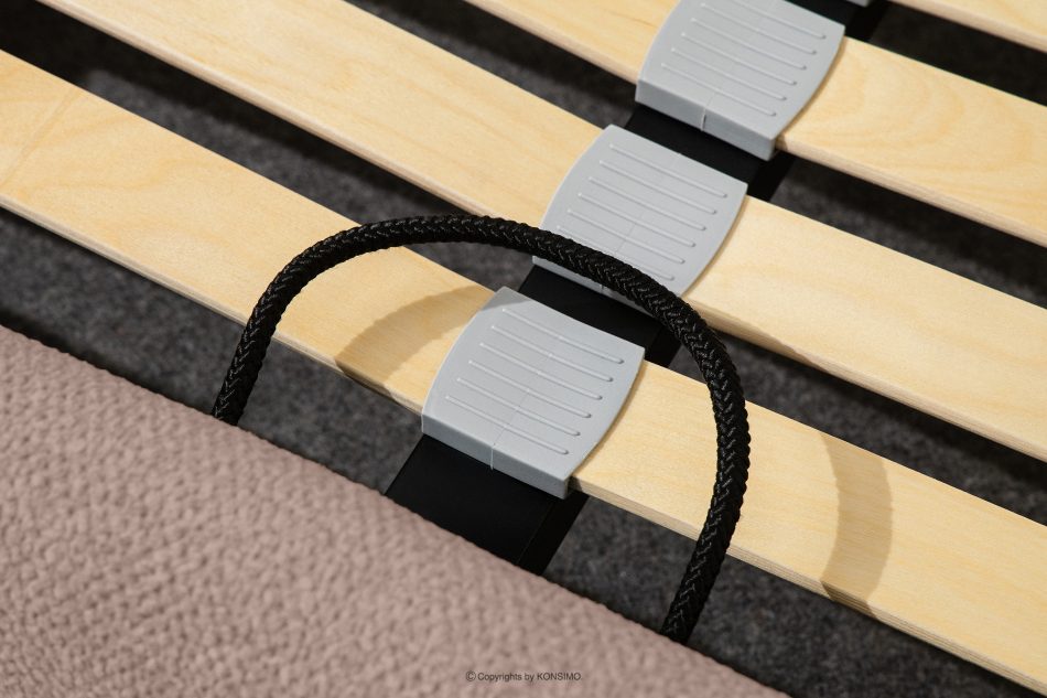 ALTOS Posteľ 160 cm z látky boucle ružová ružová - obrázok 19