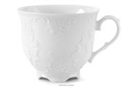 Porcelánová šálka na čaj biela