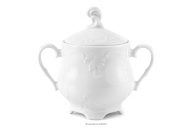 Porcelánová cukornička biela