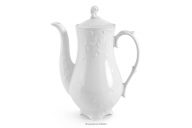 Porcelánová čajová kanvica biela