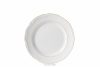 CHODZIEZ MARIA TERESA Klasický porcelánový dezertný tanier biela/zlatá línia biela/zlatá - obrázok 4