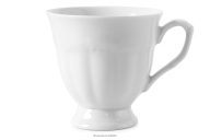 Klasický porcelánový hrnček biely