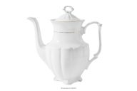 Porcelánová kanvica Classic biela/zlatá línia