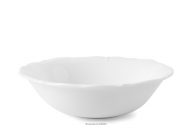 Klasická porcelánová miska na šalát biela