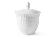 Porcelánová cukornička biela