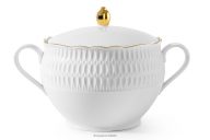 Porcelánová polievková misa biela