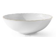 Veľká biela porcelánová šalátová misa