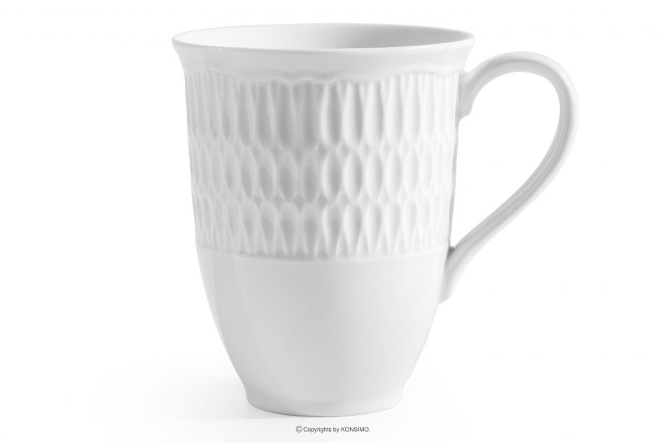 CMIELOW SOFIA Porcelánový hrnček biely 6 ks. biela - obrázok 2