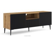 TV skrinka na nožičkách dub artisan/cierne