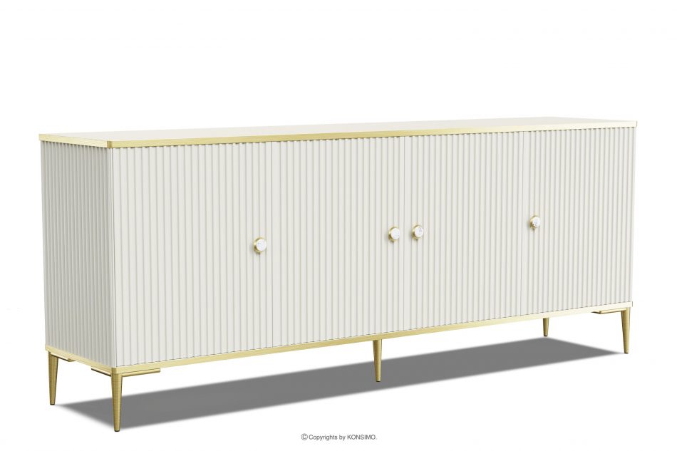 EBIS Veľká široká komoda glamour krém krém - obrázok 0