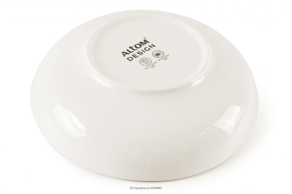 AD BELLA Hlboký tanier z tvrdého porcelánu ecru ecru - obrázok 4