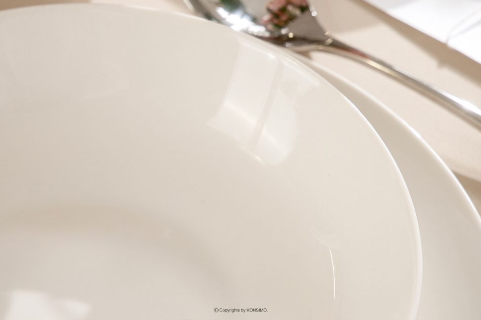 AD BELLA Hlboký tanier z tvrdého porcelánu ecru ecru - obrázok 6