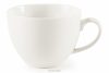 AD BELLA Šálka na kávu z tvrdého porcelánu ecru s podšálkou ecru - obrázok 3