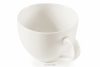 AD BELLA Šálka na kávu z tvrdého porcelánu ecru s podšálkou ecru - obrázok 4