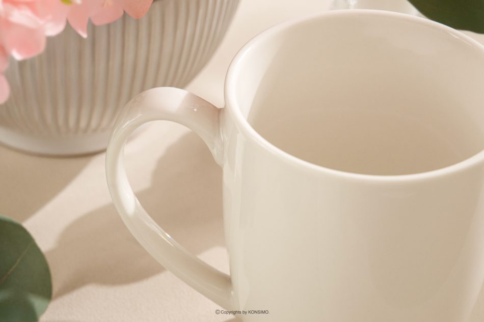 AD BELLA Hrnček z tvrdého porcelánu ecru ecru - obrázok 5