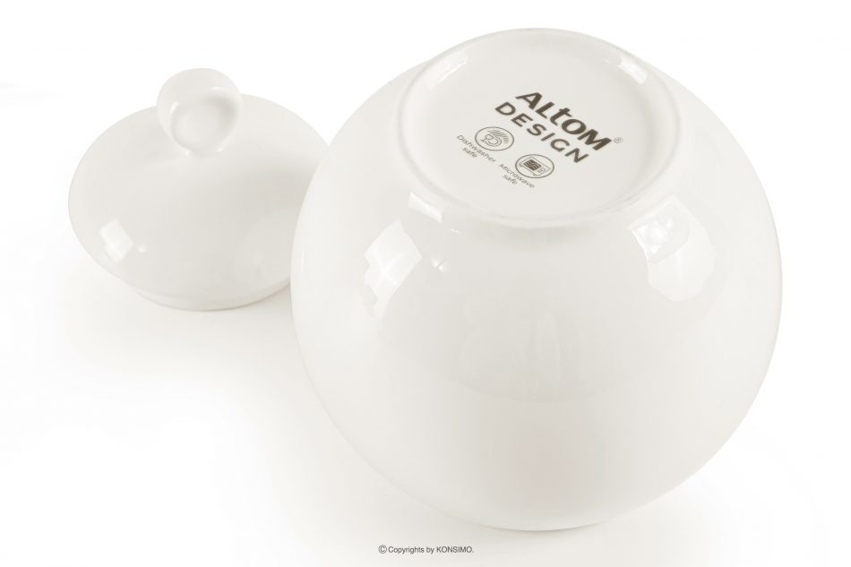 AD BELLA Cukornička z tvrdého porcelánu ecru ecru - obrázok 3
