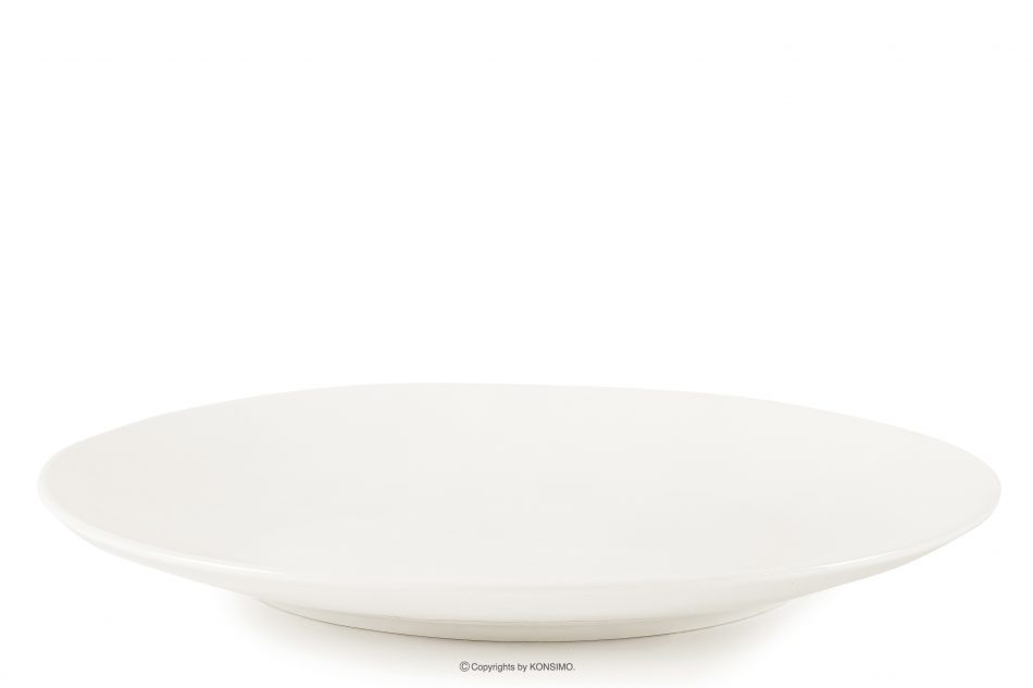 AD BELLA Jedálenský tanier z tvrdého porcelánu 6 ks ecru ecru - obrázok 2
