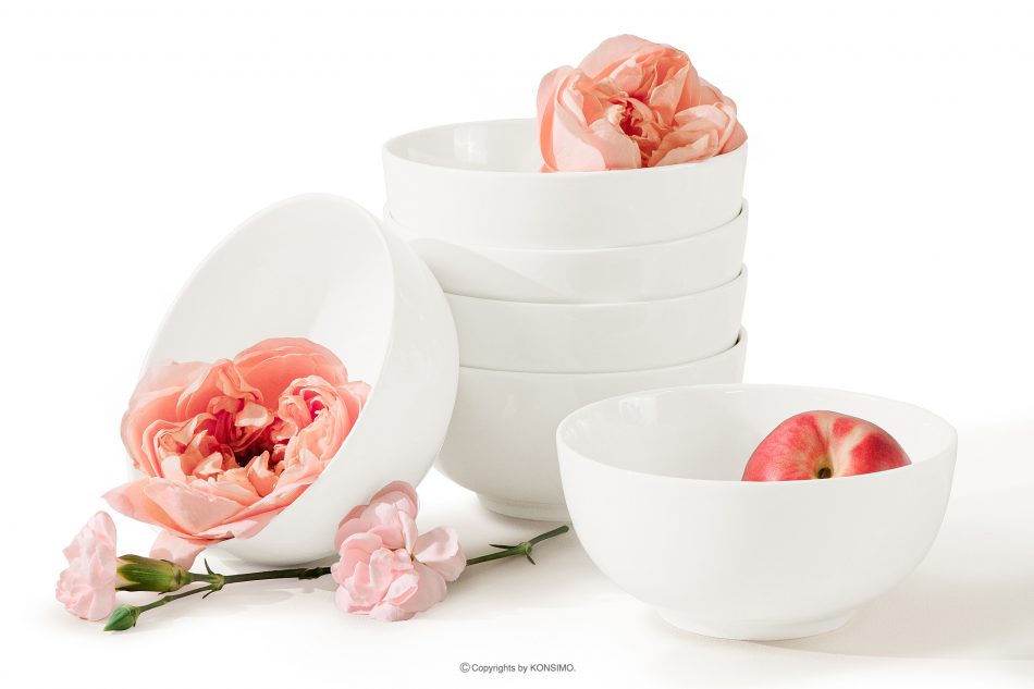 AD BELLA Misa z tvrdého porcelánu 6 ks ecru ecru - obrázok 0