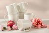 AD BELLA Hrnček z tvrdého porcelánu 6 ks ecru ecru - obrázok 2
