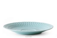 Šálka s podšálkou z porcelánu morskej modrej farby