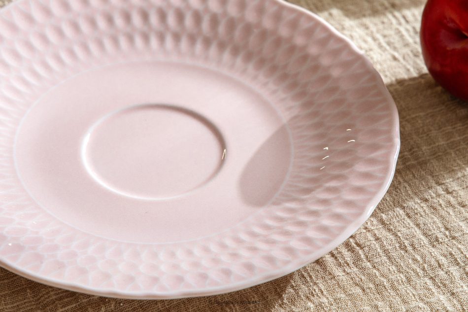 CMIELOW SOFIA Porcelánový hrnček s podšálkou ružovej farby ružová - obrázok 5