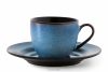 BALI Kávová súprava Espresso 6 osob (18 ks.) reaktívny smalt modrá/čierna matná modrá/čierna matná - obrázok 3