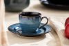 BALI Kávová súprava Espresso 6 osob (18 ks.) reaktívny smalt modrá/čierna matná modrá/čierna matná - obrázok 12
