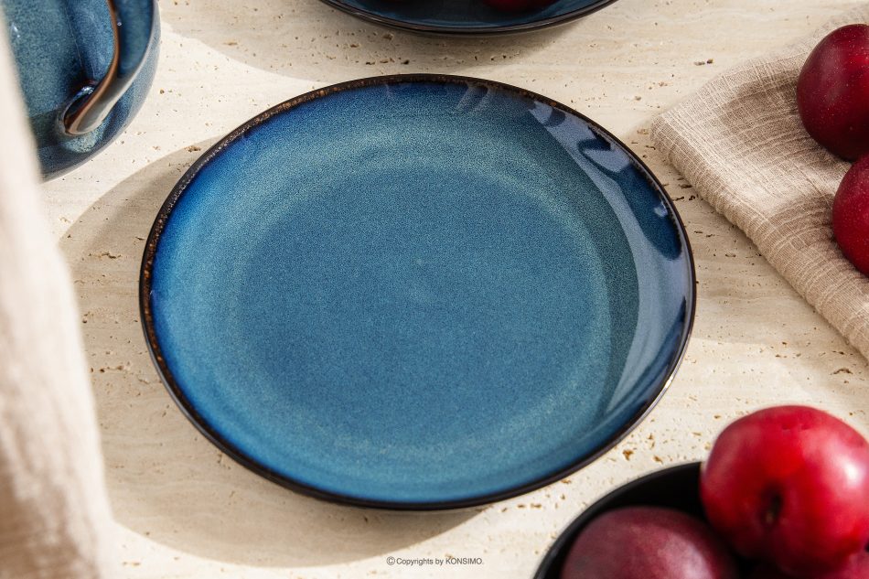 BALI Kávová súprava Espresso 6 osob (18 ks.) reaktívny smalt modrá/čierna matná modrá/čierna matná - obrázok 14