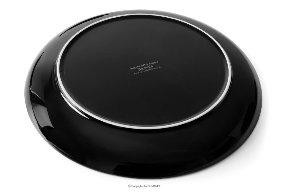 GAMBIA Jedálenský tanier keramická / reaktívna glazúra červený/čierny lesk 6 ks. červený/čierny lesk - obrázok 4