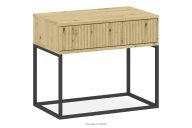 Veľký nočný stolík so zásuvkou moderný dub artisan